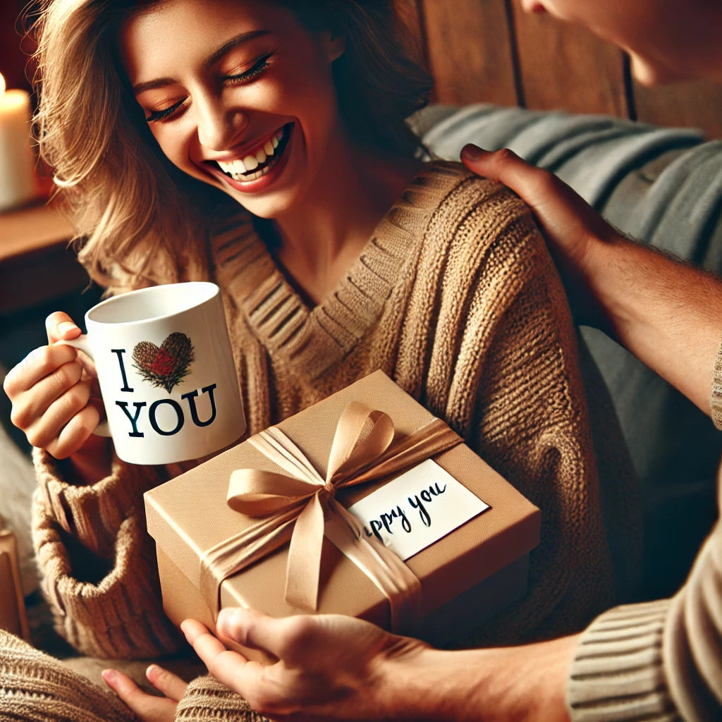 women have a customise cup gifted