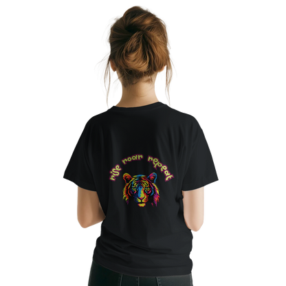 Personalized Colorful Lion T-Shirt – Strength & Lifefulness Design